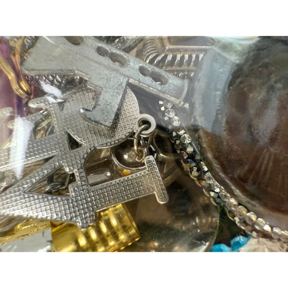 Chunky Mixed Pendant Lot, Wearable or Craft, Mixed Metal, Boho, Gypsy, Eclectic, - Picture 9 of 9